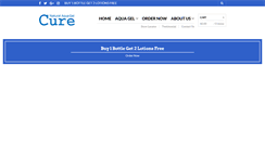 Desktop Screenshot of cureaquagel.com