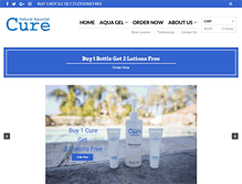 Tablet Screenshot of cureaquagel.com